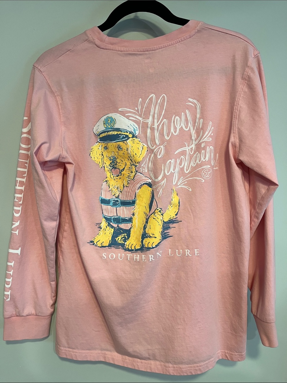 Southern Lure Women’s Long Sleeve Pocket T-Shirt - Pink Size Medium